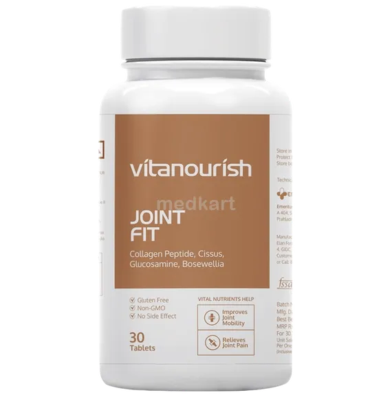 vitanourish - joint fit - with glucosamine & boswellia for joints tablet 30's